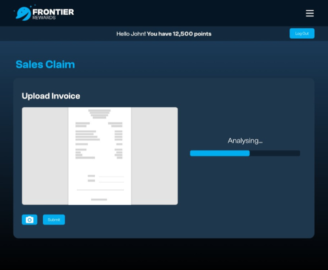 sales claim ocr