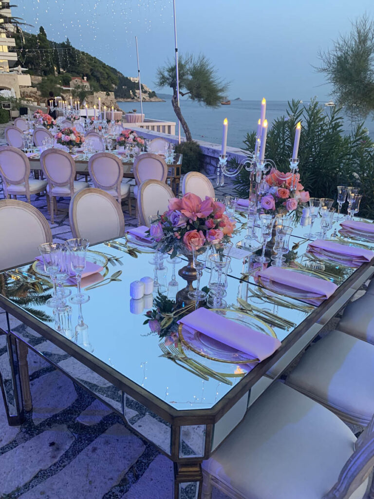 Seaside functions and dinners